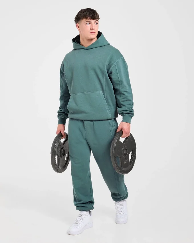 Lift Club Hoodie im Distressed-Look