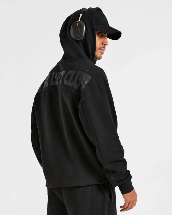 Lift Club Hoodie im Distressed-Look