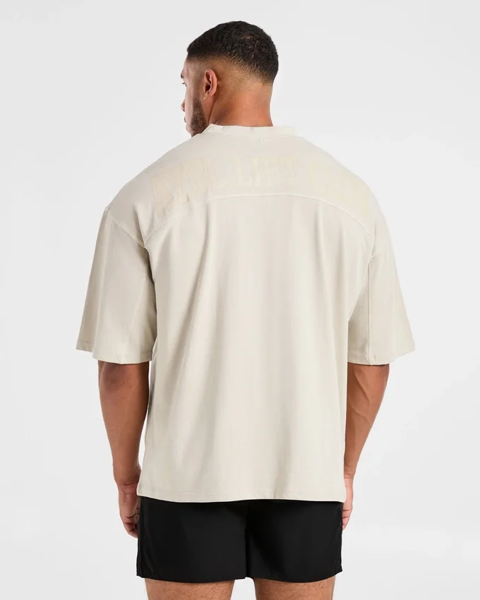 Lift Club Oversize-T-Shirt im Distressed-Look