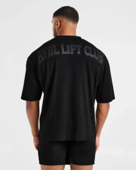 Lift Club Oversize-T-Shirt im Distressed-Look