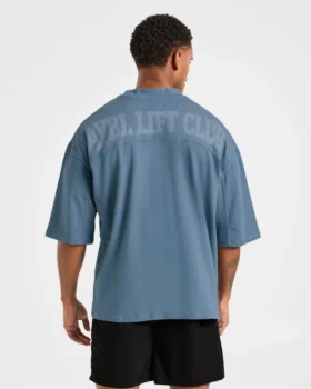 Lift Club Oversize-T-Shirt im Distressed-Look