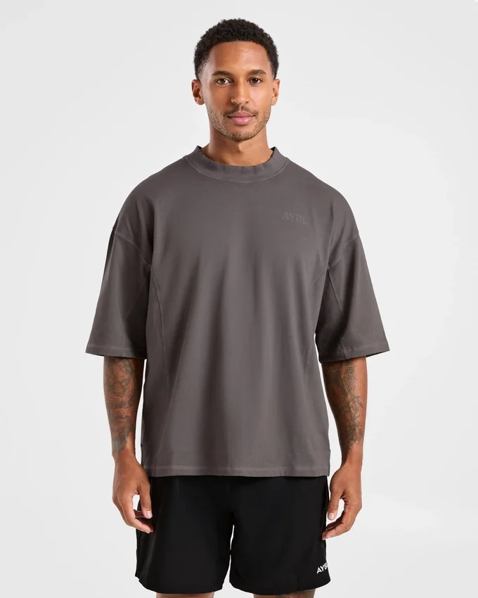 Lift Club Oversize-T-Shirt im Distressed-Look