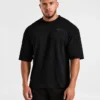 Lift Club Oversize-T-Shirt im Distressed-Look