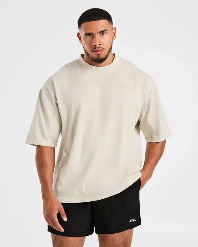Lift Club Oversize-T-Shirt im Distressed-Look