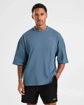 Lift Club Oversize-T-Shirt im Distressed-Look