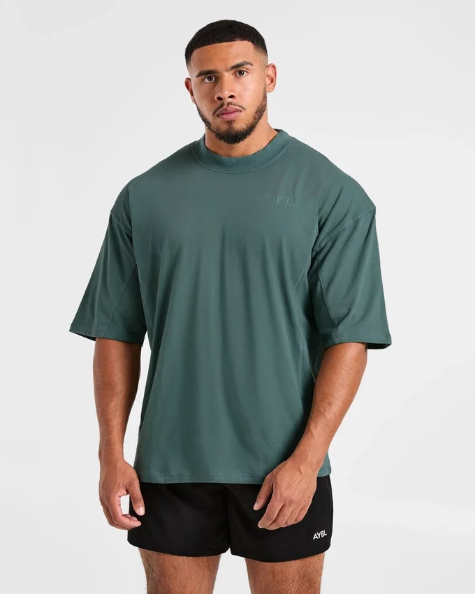 Lift Club Oversize-T-Shirt im Distressed-Look