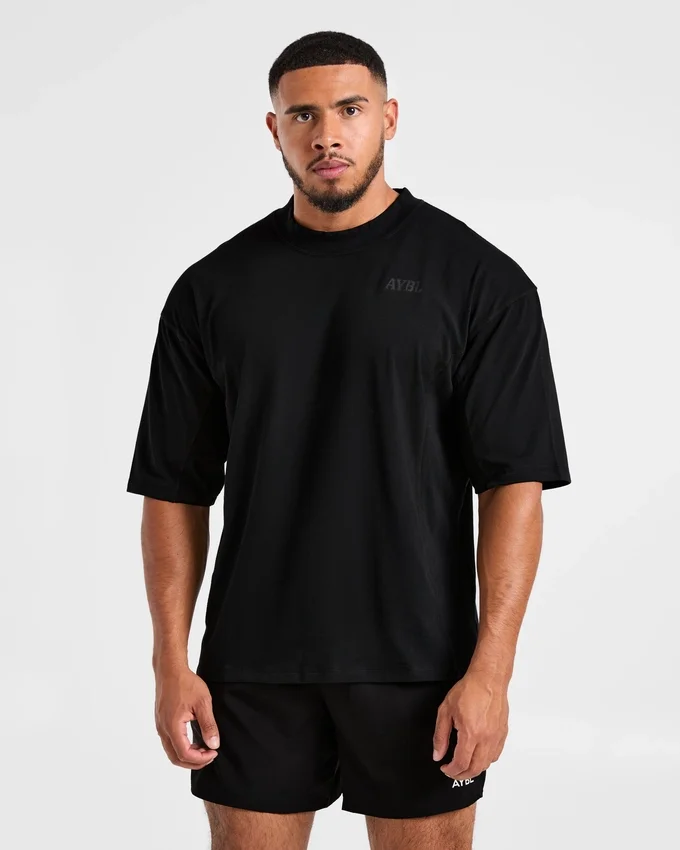 Lift Club Oversize-T-Shirt im Distressed-Look