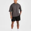 Lift Club Oversize-T-Shirt im Distressed-Look