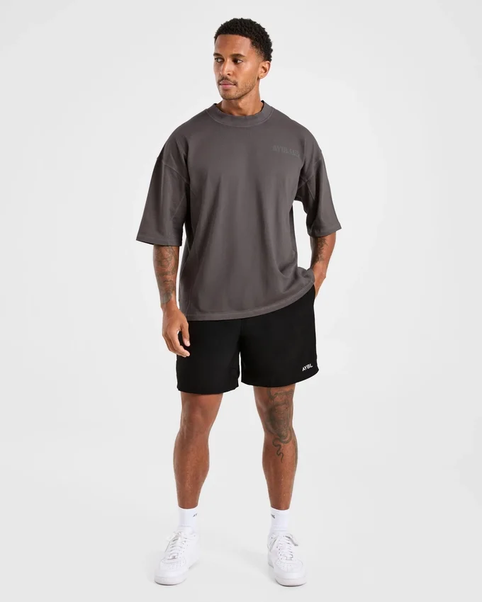 Lift Club Oversize-T-Shirt im Distressed-Look