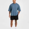 Lift Club Oversize-T-Shirt im Distressed-Look