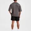 Lift Club Oversize-T-Shirt im Distressed-Look