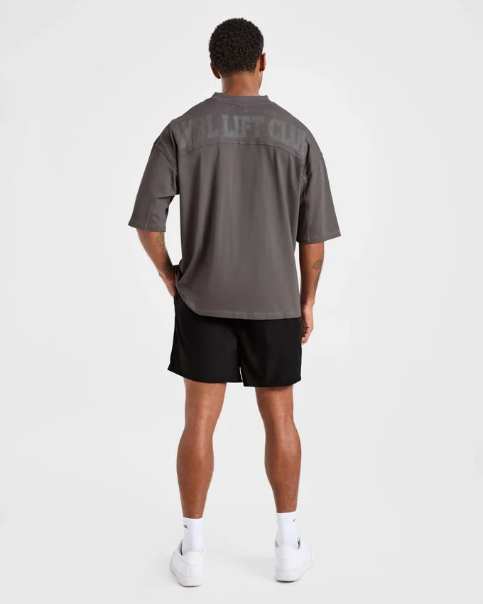 Lift Club Oversize-T-Shirt im Distressed-Look