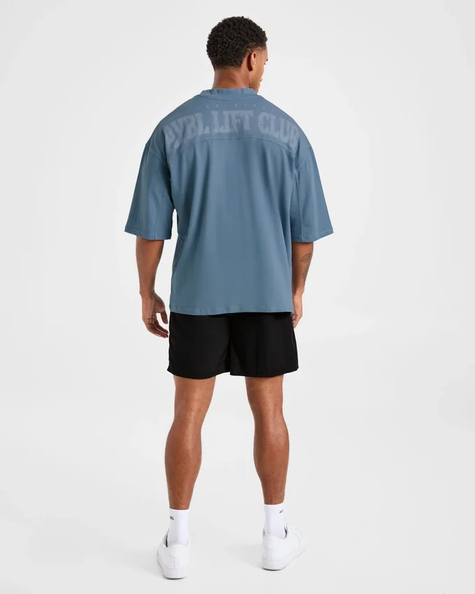 Lift Club Oversize-T-Shirt im Distressed-Look