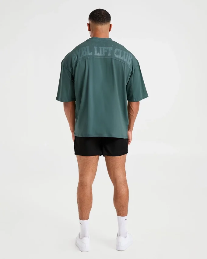 Lift Club Oversize-T-Shirt im Distressed-Look