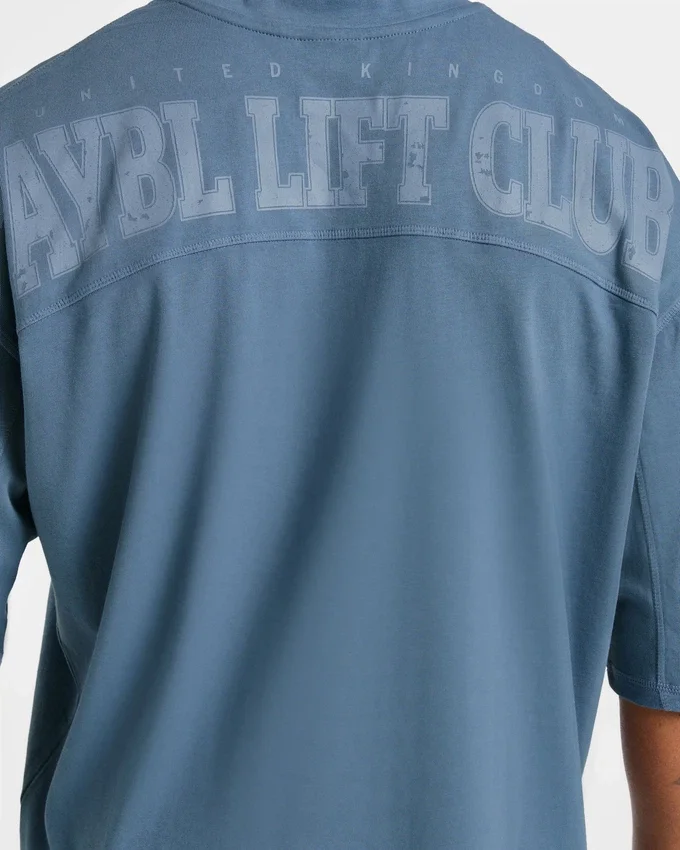 Lift Club Oversize-T-Shirt im Distressed-Look