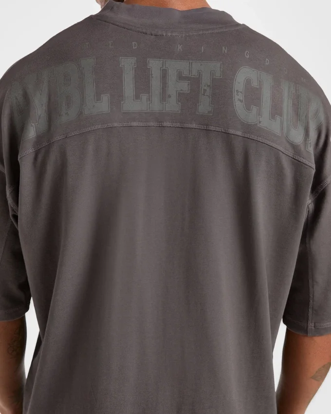 Lift Club Oversize-T-Shirt im Distressed-Look