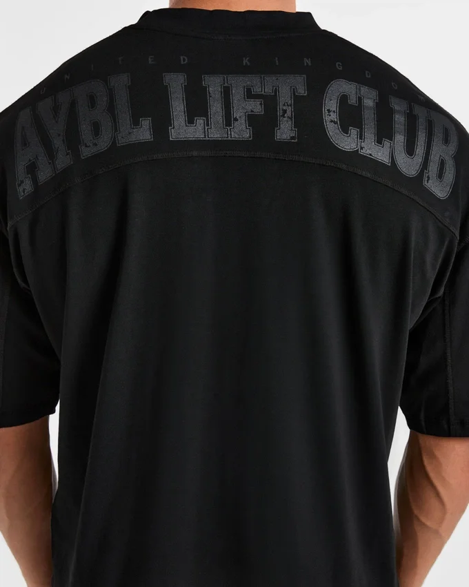 Lift Club Oversize-T-Shirt im Distressed-Look
