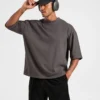 Lift Club Oversize-T-Shirt im Distressed-Look