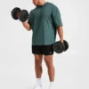 Lift Club Oversize-T-Shirt im Distressed-Look