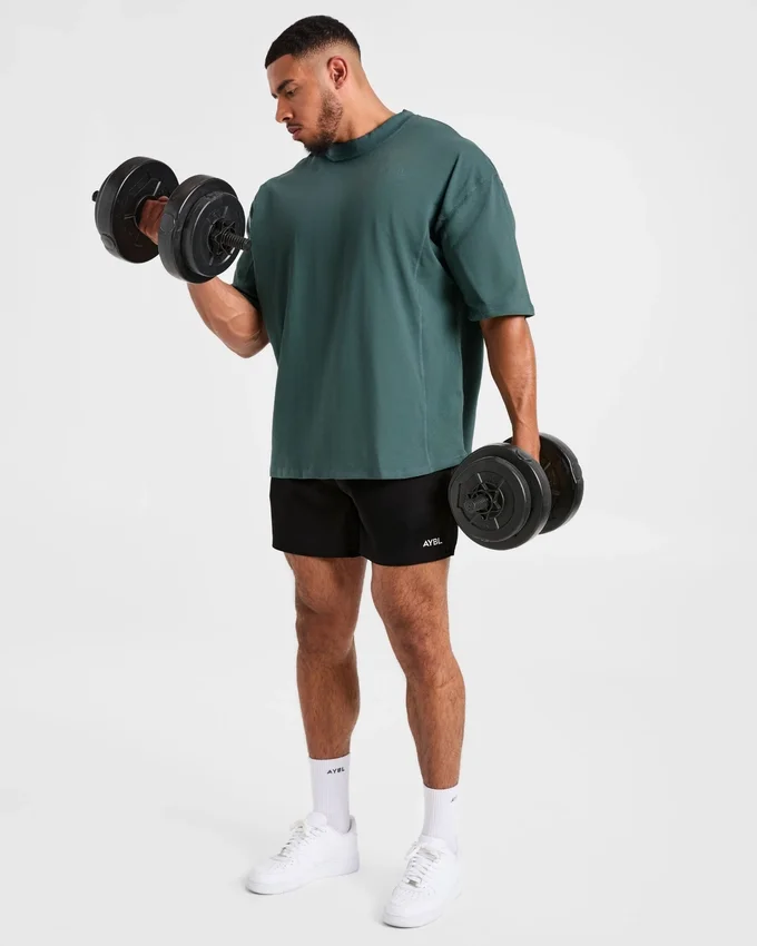 Lift Club Oversize-T-Shirt im Distressed-Look