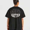 „Mind Over Matter“ Oversize-T-Shirt