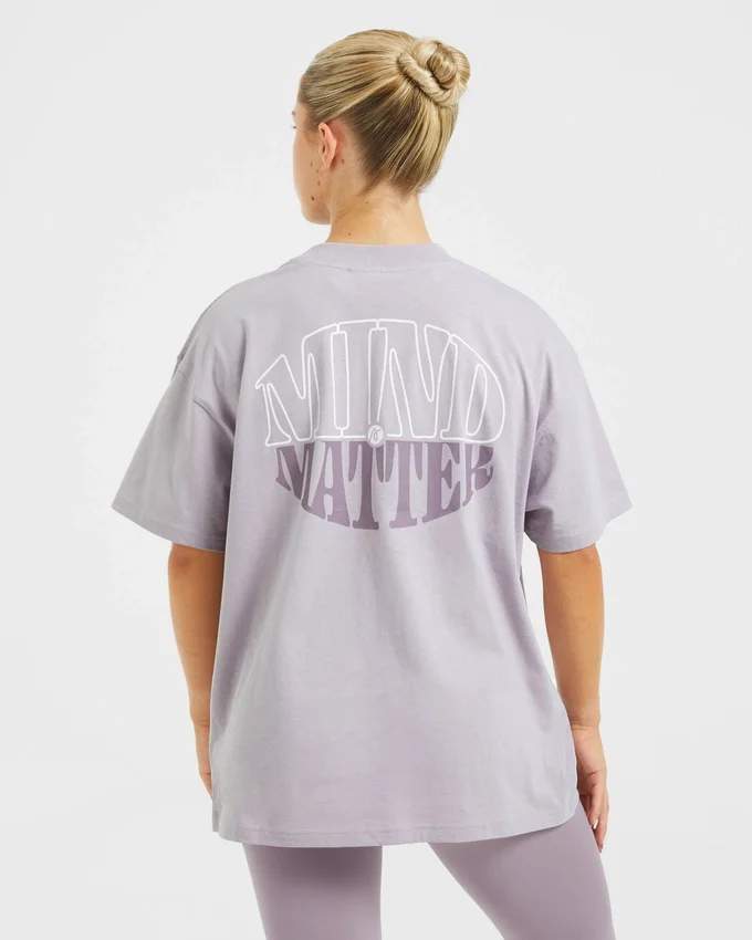 „Mind Over Matter“ Oversize-T-Shirt