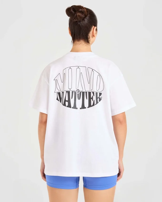 „Mind Over Matter“ Oversize-T-Shirt