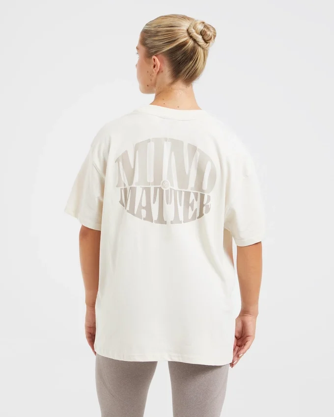 „Mind Over Matter“ Oversize-T-Shirt