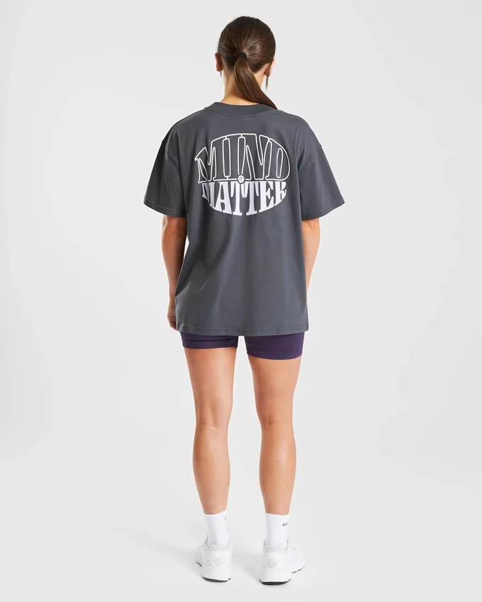 „Mind Over Matter“ Oversize-T-Shirt