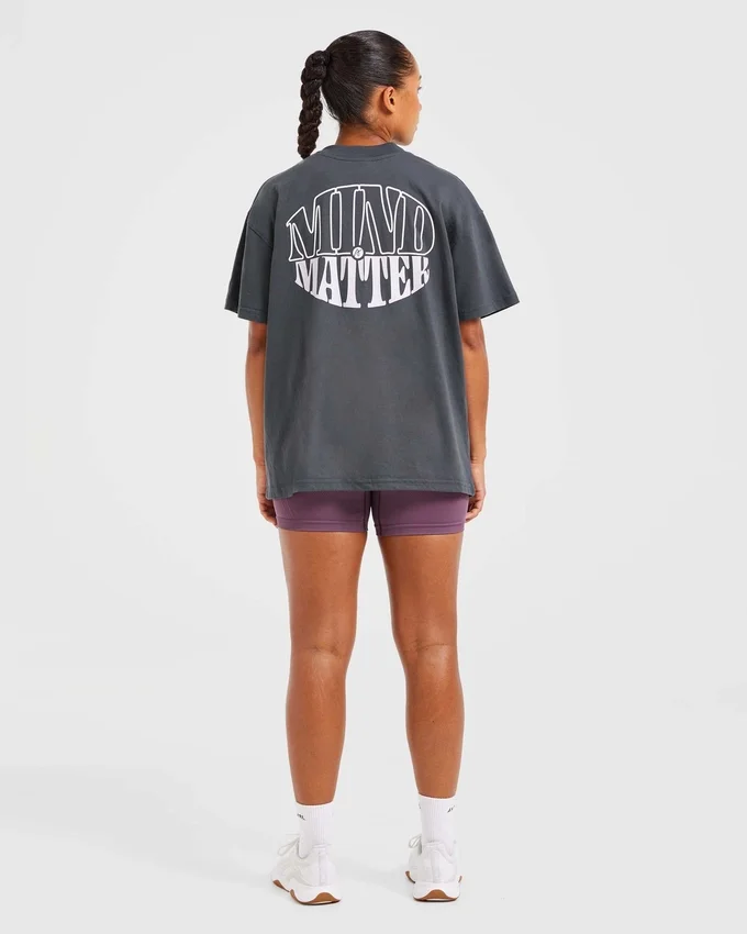 „Mind Over Matter“ Oversize-T-Shirt