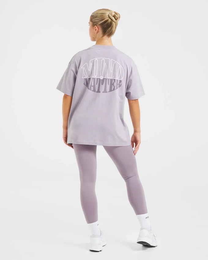 „Mind Over Matter“ Oversize-T-Shirt