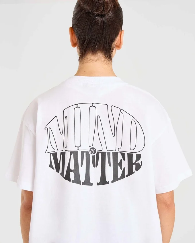 „Mind Over Matter“ Oversize-T-Shirt