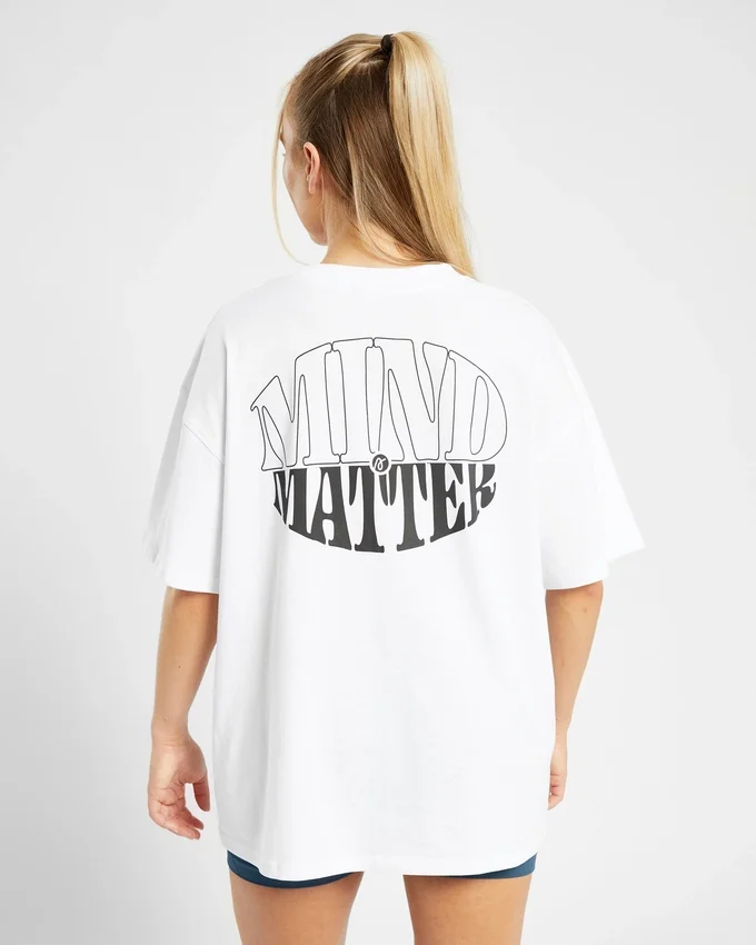 „Mind Over Matter“ Oversize-T-Shirt