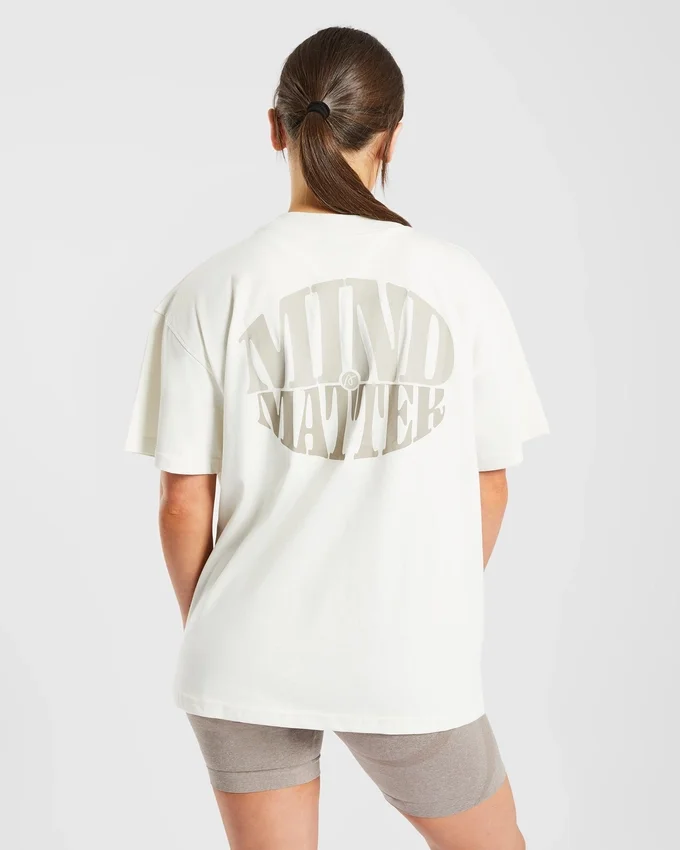 „Mind Over Matter“ Oversize-T-Shirt