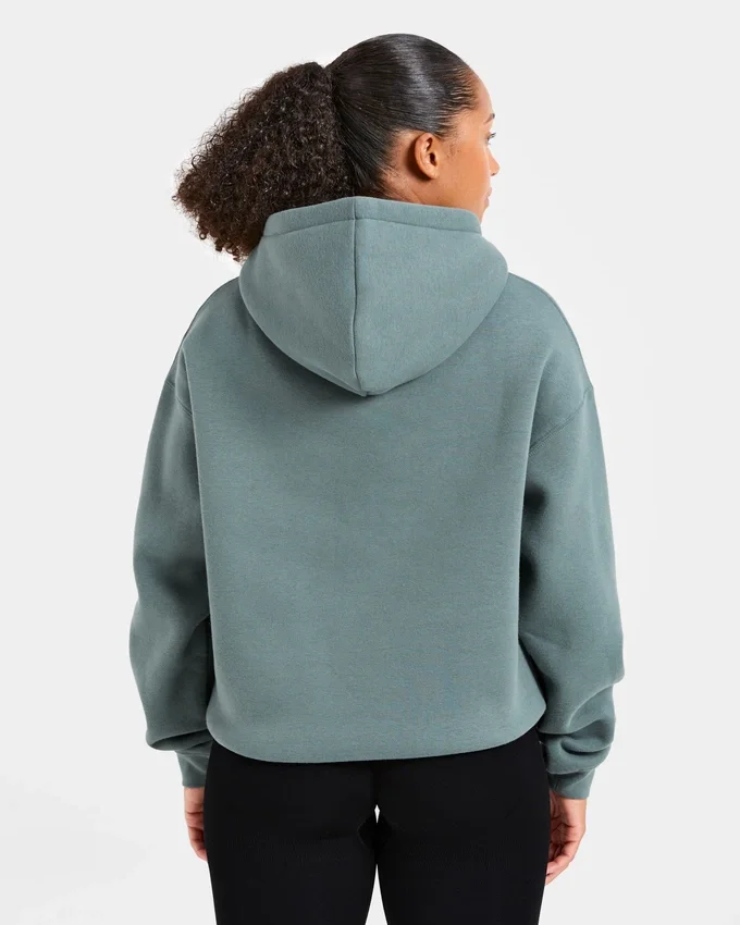 Oversize-Hoodie mit „Athletics“-Applikation