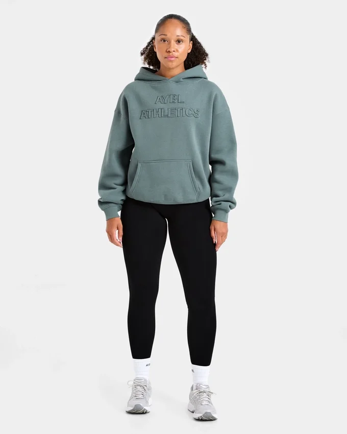 Oversize-Hoodie mit „Athletics“-Applikation