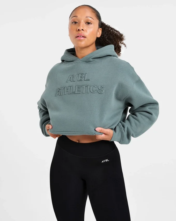 Oversize-Hoodie mit „Athletics“-Applikation