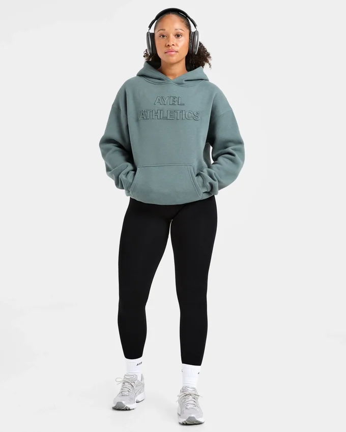 Oversize-Hoodie mit „Athletics“-Applikation