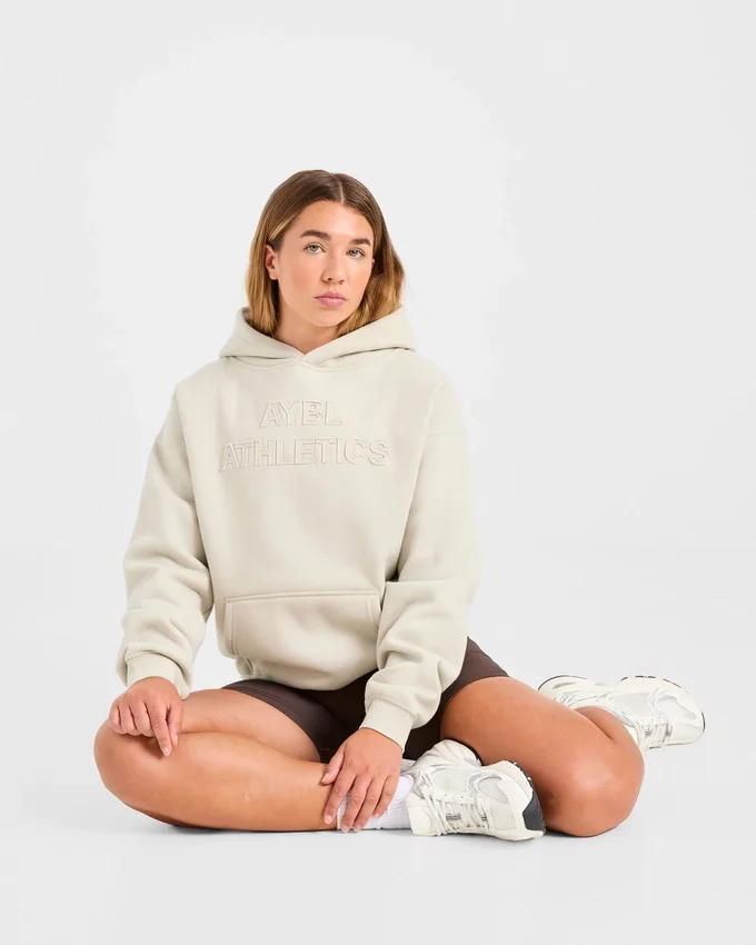 Oversize-Hoodie mit „Athletics“-Applikation