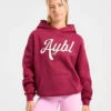 Oversize-Hoodie mit gesticktem Schriftzug