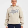 Oversize-Hoodie mit gesticktem Schriftzug