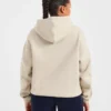 Oversize-Hoodie mit gesticktem Schriftzug