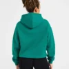 Oversize-Hoodie mit gesticktem Schriftzug