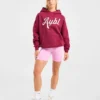 Oversize-Hoodie mit gesticktem Schriftzug