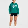 Oversize-Hoodie mit gesticktem Schriftzug