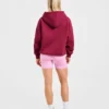 Oversize-Hoodie mit gesticktem Schriftzug