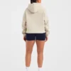 Oversize-Hoodie mit gesticktem Schriftzug