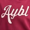 Oversize-Hoodie mit gesticktem Schriftzug