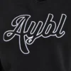 Oversize-Hoodie mit gesticktem Schriftzug