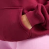 Oversize-Hoodie mit gesticktem Schriftzug